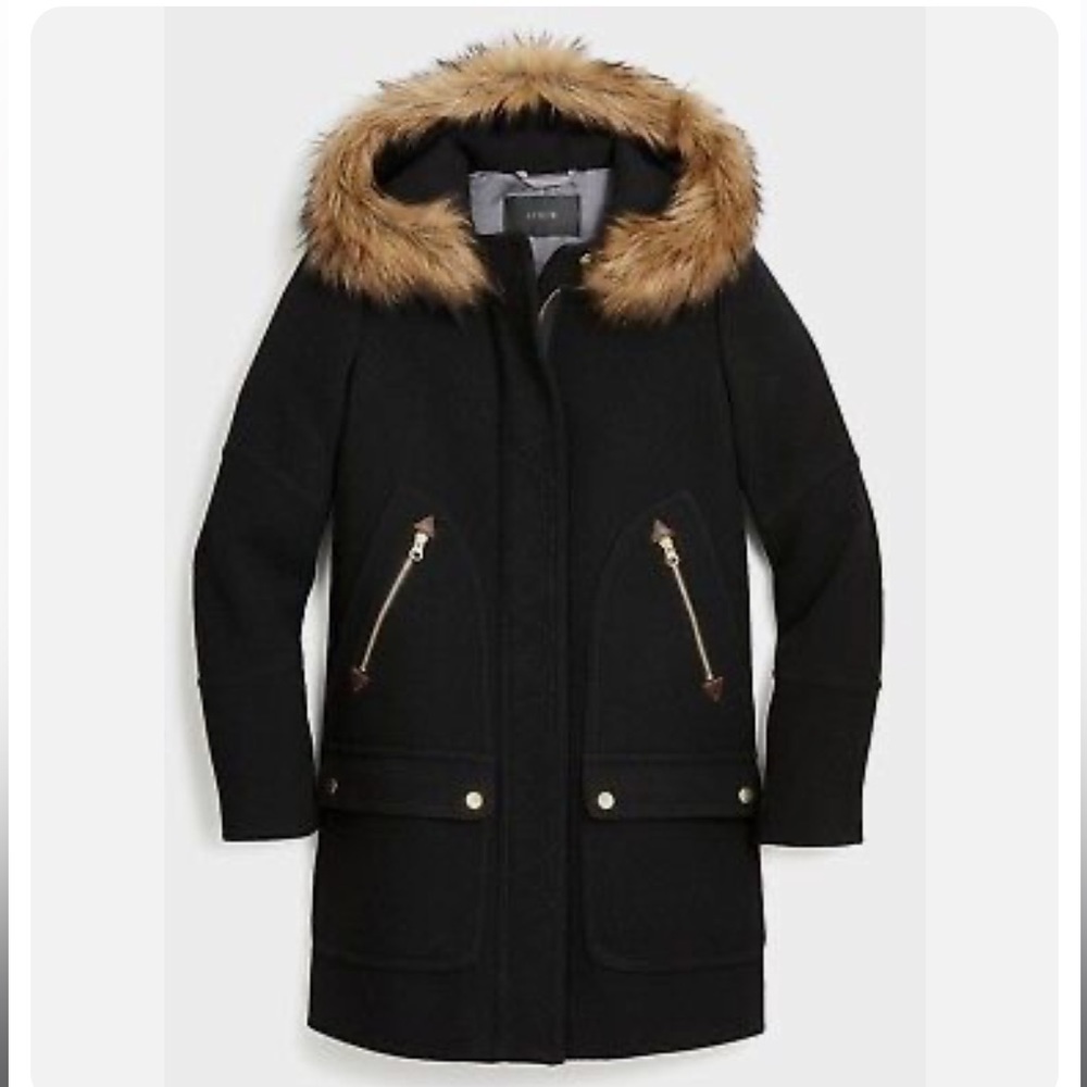 Jcrew chateau parka in Italian cloth wool J5488